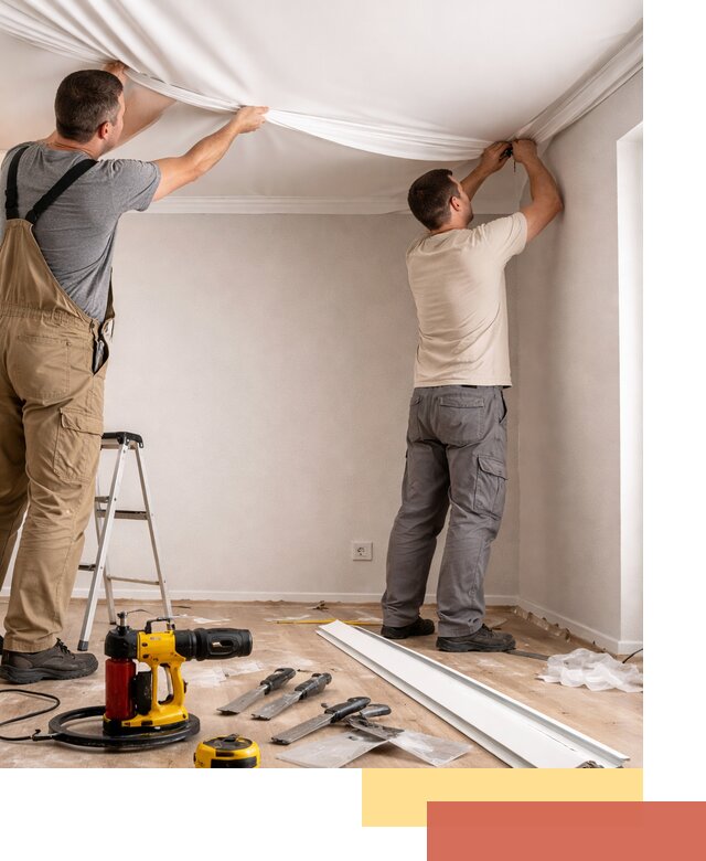 Монтаж ПВХ натяжного потолка в Улан-Удэ качественно и быстро