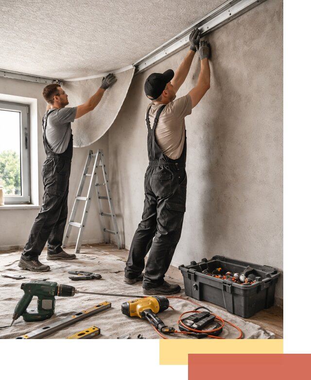 Монтаж фактурного натяжного потолка в Улан-Удэ качественно и быстро