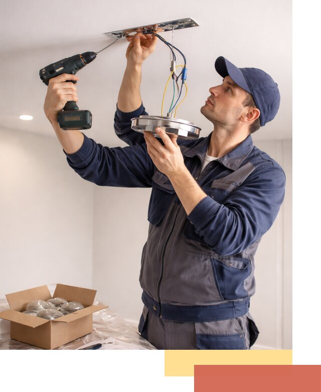 Установка люстры в натяжной потолок в Улан-Удэ