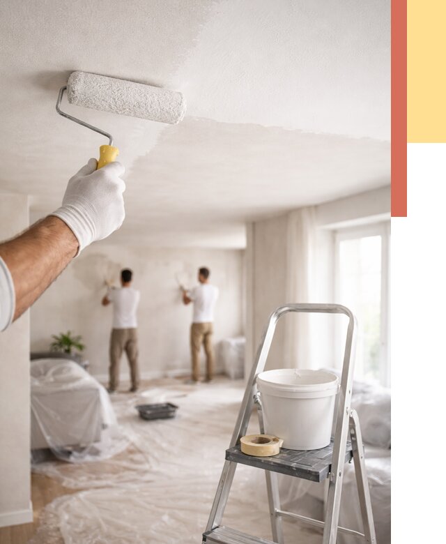 Покраска потолка акриловой краской в Улан-Удэ от 2561 руб. | ОТДЕЛОЧНИК-Лнд