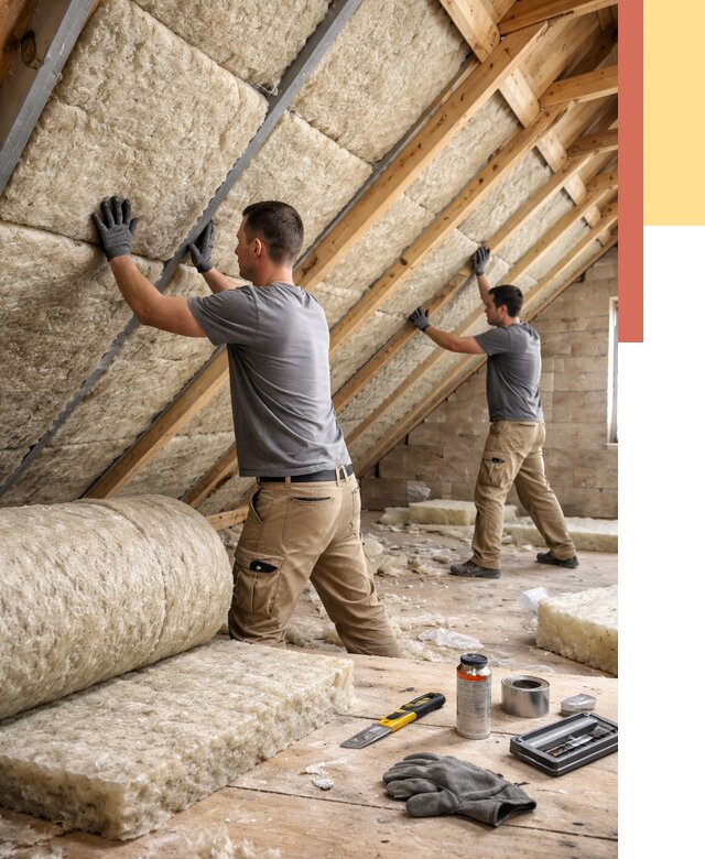 Утепление потолка минватой в Улан-Удэ от 1485 руб. — быстро и недорого | ОТДЕЛОЧНИК-Лнд