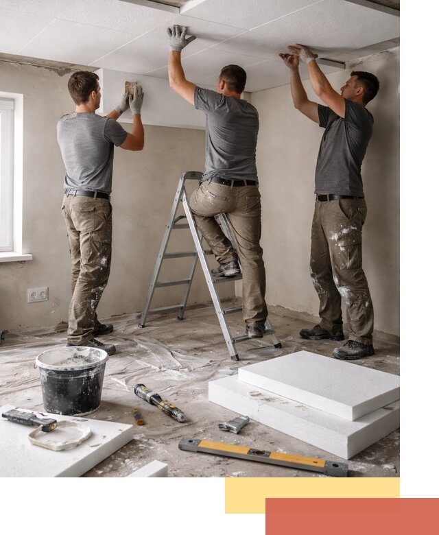 Утепление потолка пенопластом в Улан-Удэ быстро и качественно