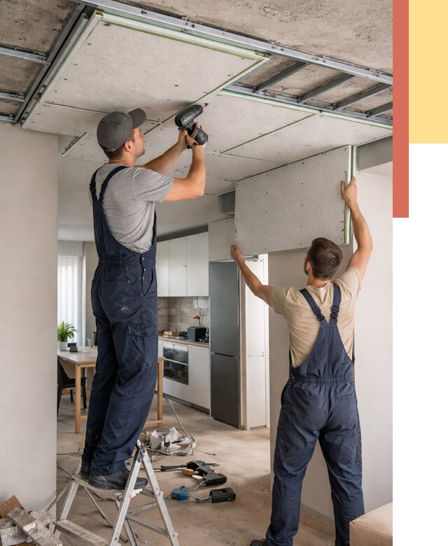 Шумоизоляция потолка панелями зипс в Улан-Удэ от 1895 руб. под ключ | ОТДЕЛОЧНИК-Лнд